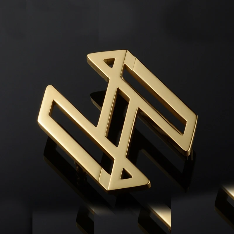Belt Buckle Custom Logo For Men Women Design Wholesale Gold Gun Stainless Steel Belt Buckle Metal Belt Buckle