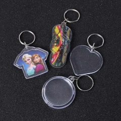 Lyric Photoshop Keychain Glittery Keychain Music hologram  Charms For Keychains