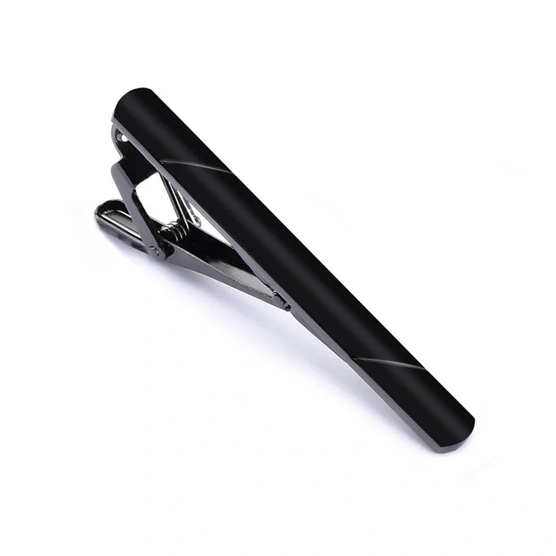 Stainless Steel  Tie Clips Custom Logo Wholesale Gold Blank  Pins Tie Bars Cuff Links & Tie Tlips Men