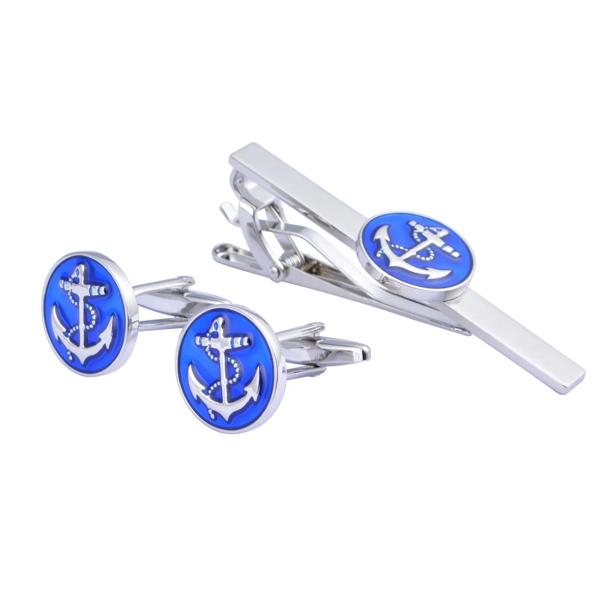 Wholesale Custom Mens Stainless Steel Tie Cufflink Bar Pinch Clip for Business Casual Shirt Metal Tie Clips Valentines Gift