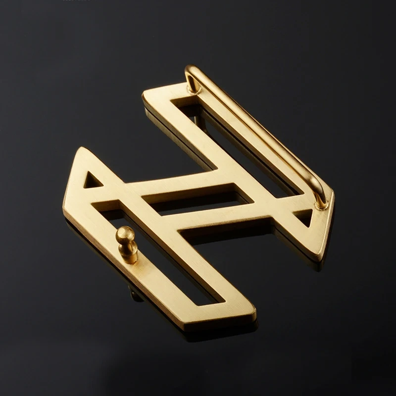 Belt Buckle Custom Logo For Men Women Design Wholesale Gold Gun Stainless Steel Belt Buckle Metal Belt Buckle