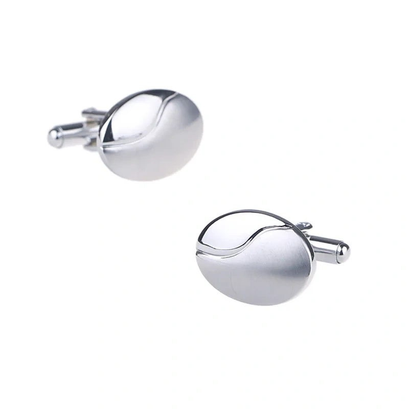 Custom Cufflinks Logo Engraved Blank Gold Cuff Links Stainless Steel Suit Shirt Cufflinks For Men Luxury