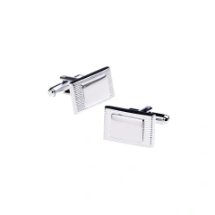Custom Cufflinks Logo Engraved Blank Gold Cuff Links Stainless Steel Suit Shirt Cufflinks For Men Luxury