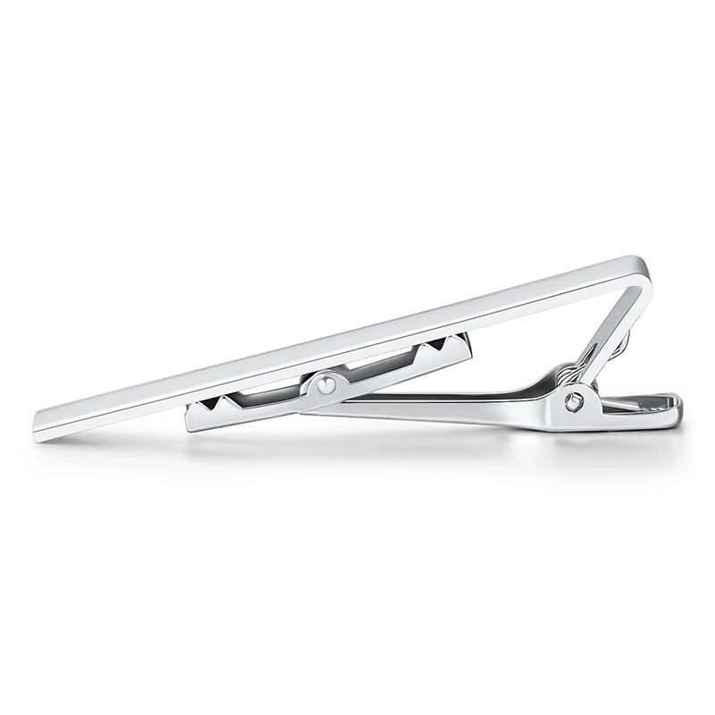 Wholesale Tie Clips Custom Logo Stainless Steel Gold Blank Cuff Links & Tie Tlips Men Pins Tie Bars