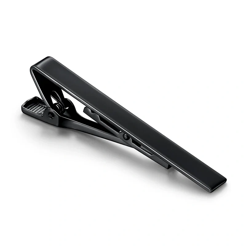 Wholesale Tie Clips Custom Logo Stainless Steel Gold Blank Cuff Links & Tie Tlips Men Pins Tie Bars