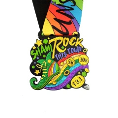 2021 New Trend 3D Sports Blank Fashion Custom Wholesale Design Running Award Race Cheap Zinc Alloy 5k Medal Manufacturer