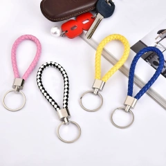 Diy Leather Keyring For Toys Garment Bags Accessories PVC Rubber Key Ring Wholesale Car Key Chain Promotional Keychain