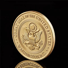 Custom Wholesale  Coin from China Manufacturer Soft or Hard Enamel Coin Antique Gold Challenge Coin