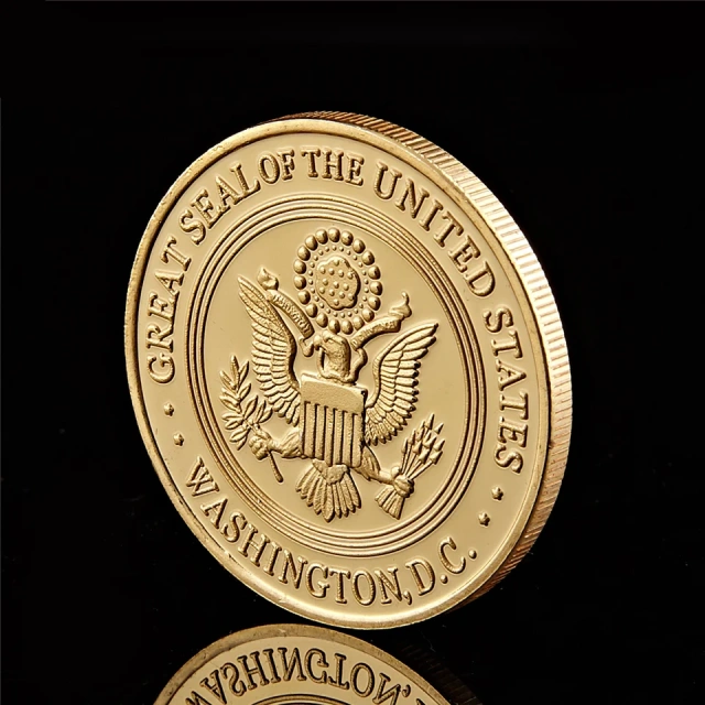 Custom Wholesale  Coin from China Manufacturer Soft or Hard Enamel Coin Antique Gold Challenge Coin
