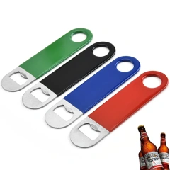 Wholesale Custom Silver Blanks Logo Keychain Free Sample Key Ring Stainless Steel Bullet Customized Beer Bottle Openers