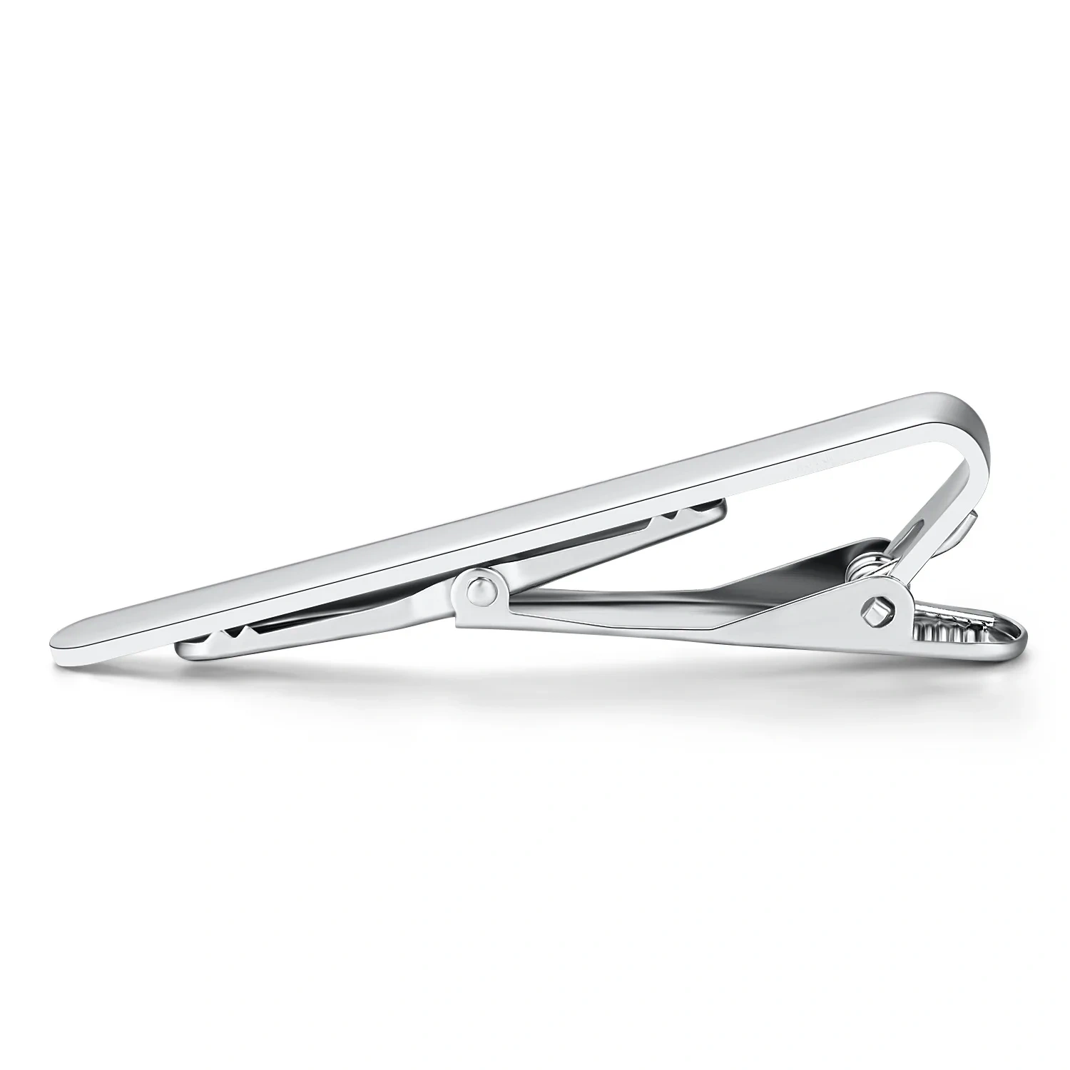 Wholesale Customised Tie Clips Cufflinks And Tie Clip Box Brass Gold Silver Gun Tie Clip Custom Logo
