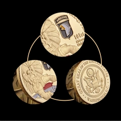 Custom Wholesale  Coin from China Manufacturer Soft or Hard Enamel Coin Antique Gold Challenge Coin