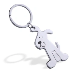 Custom 3D Personalized Metal Bottle Opener Keychain Cat Keychain Animal Metal Keychain Logo