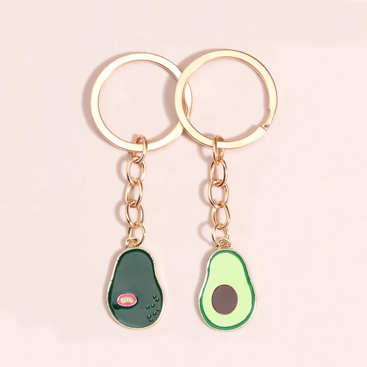 Promotional Flower Gold Metal Key Chains Logo Cute Cartoon Anime Keychain Hard Enamel Pin Soft Enamel Keychain Custom