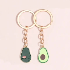 Promotional Flower Gold Metal Key Chains Logo Cute Cartoon Anime Keychain Hard Enamel Pin Soft Enamel Keychain Custom