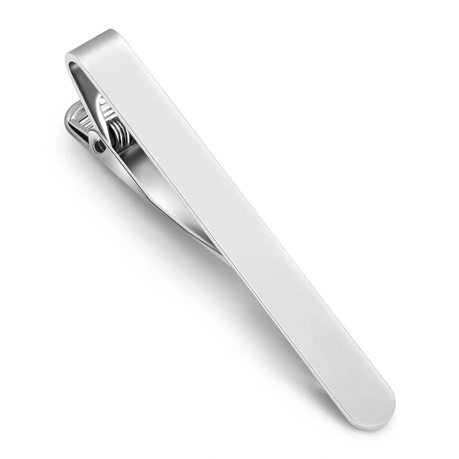 Wholesale Customised Tie Clips Cufflinks And Tie Clip Box Brass Gold Silver Gun Tie Clip Custom Logo