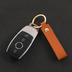 Personalised Keyring PU Leather Tassels Car Key Ring Metal Keychain Custom Logo Key Chain Accessories