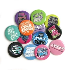 Custom 32mm 58mm Cartoon Anime Button Pin Badge Maker Blank Square Magnetic Metal Tin Badge Plastic Diy Tinplate Badge Supplies
