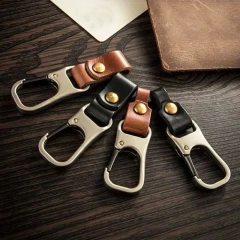 wholesale promotional pu leather keychain in bulk custom logo key chain key fob key ring holder