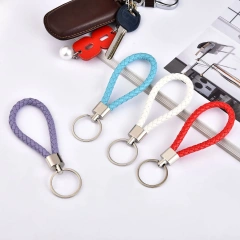 Diy Leather Keyring For Toys Garment Bags Accessories PVC Rubber Key Ring Wholesale Car Key Chain Promotional Keychain