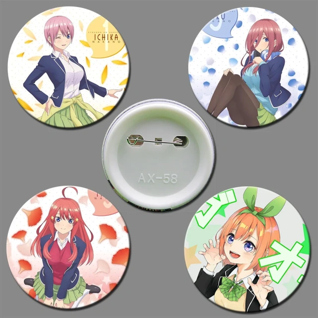 Wholesale Cheap Bicycle Blank Acrylic Material  Diy 58mm Button Badge Pin Custom Logo Pet Badge