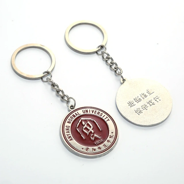 Keychain For Engraving Custom Blank Sublimation Rainbow 3d Love Heart Keychain Personalized