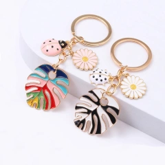 Cute Cartoon Anime Keychain Wholesale Promotional Gun Metal Key Chains Logo Soft Enamel Pin Hard Enamel Keychain Custom