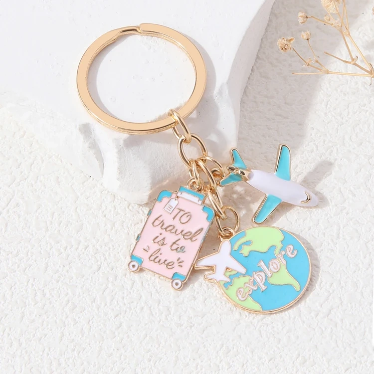 Personalized Design Custom Metal Key Chain Anime 2d 3d Company Logo Letter Keychain Key Chains Keyring Custom Enamel Keychain