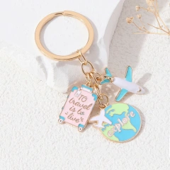Personalized Design Custom Metal Key Chain Anime 2d 3d Company Logo Letter Keychain Key Chains Keyring Custom Enamel Keychain