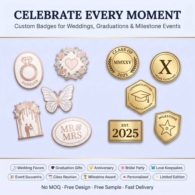 Custom Milestone Keepsake Pins