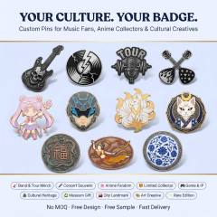 Custom Culture Enamel Pins