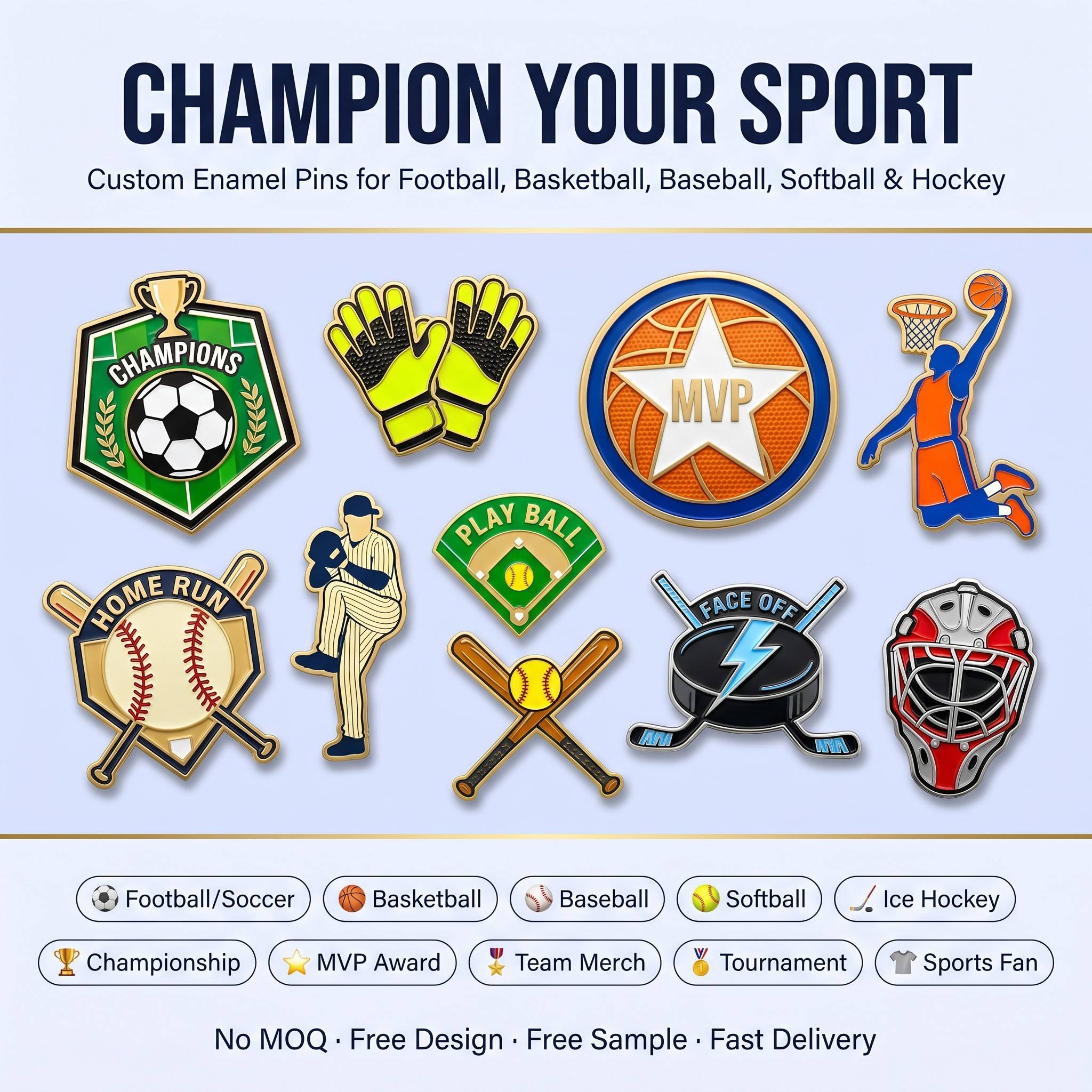 Custom Sports Pins