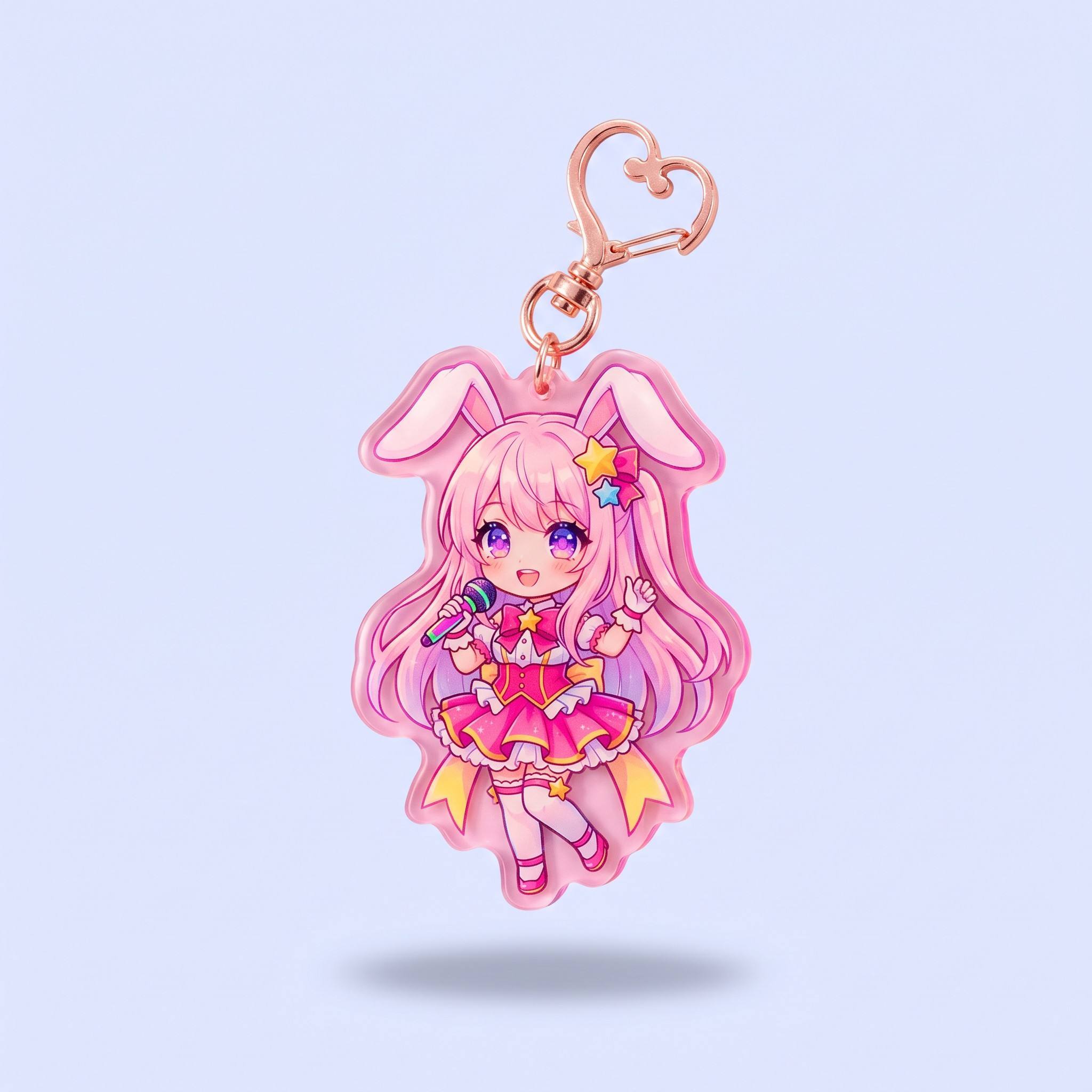 Custom Acrylic Keychains for ACG Fans, VTuber Merch & Game Character Collectors