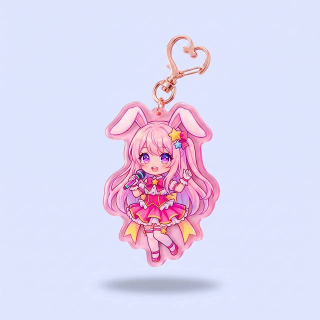 Custom Acrylic Keychains for ACG Fans, VTuber Merch & Game Character Collectors