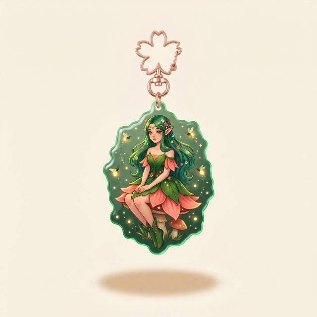 DIY Personalized Keychain Acrylic China Clear Plastic Acrylic Key Chains Customize Frosted Anime Double Sided Acrylic Charms For Design Artists
