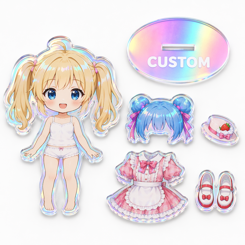 Custom Magnetic Dress-Up Acrylic Standee