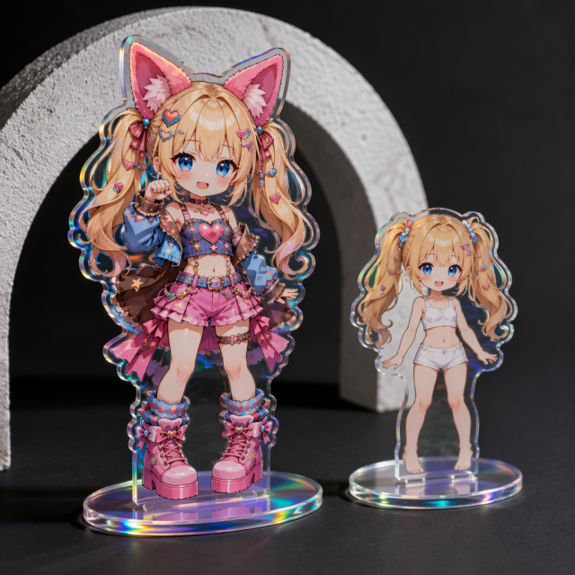 Custom Magnetic Dress-Up Acrylic Standee