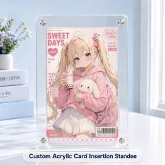 Custom Acrylic Card Insertion Standee