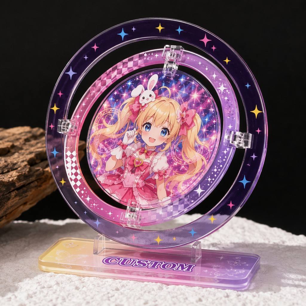 Custom Acrylic Globe Standee