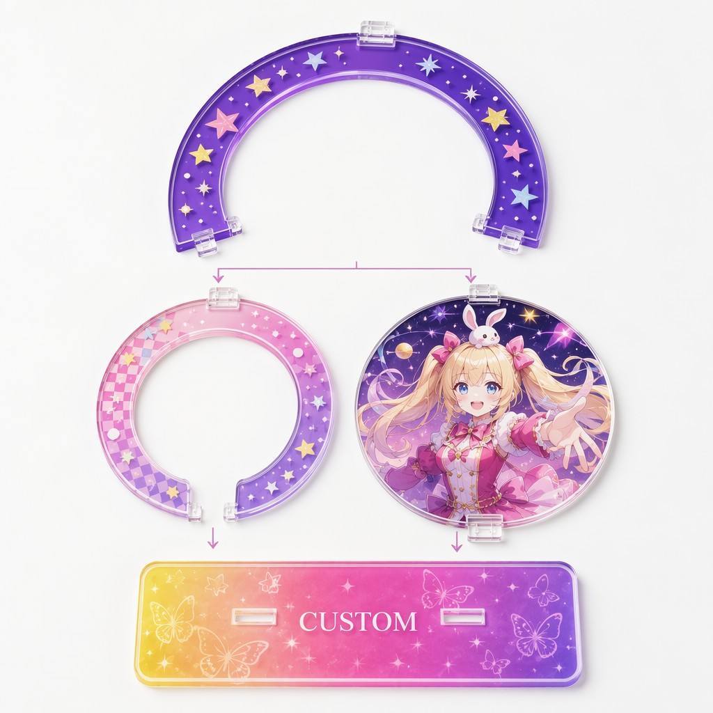 Custom Acrylic Globe Standee