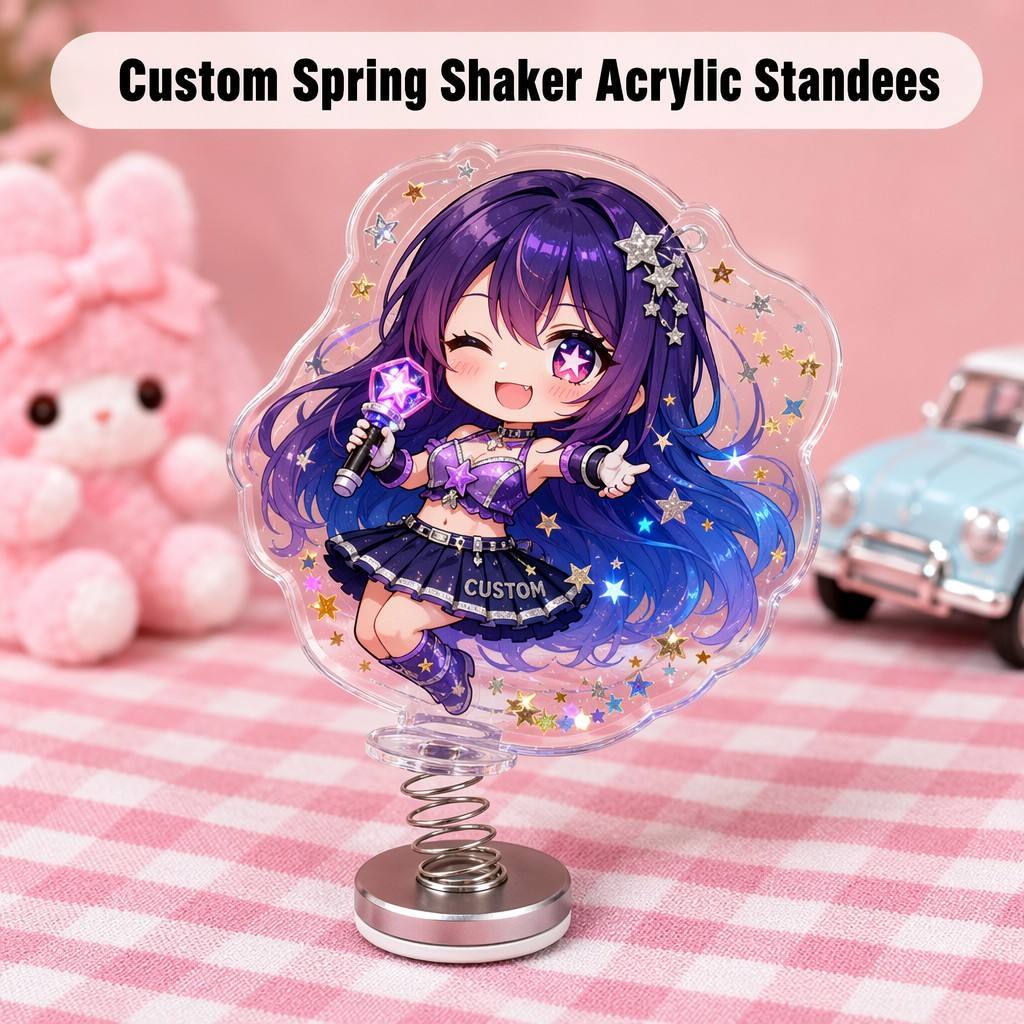 Custom Spring Shaker Acrylic Standee
