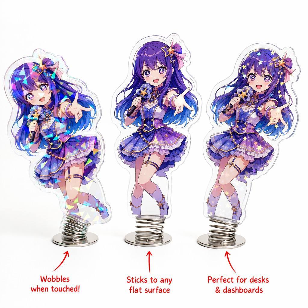 Custom Spring Shaker Acrylic Standee