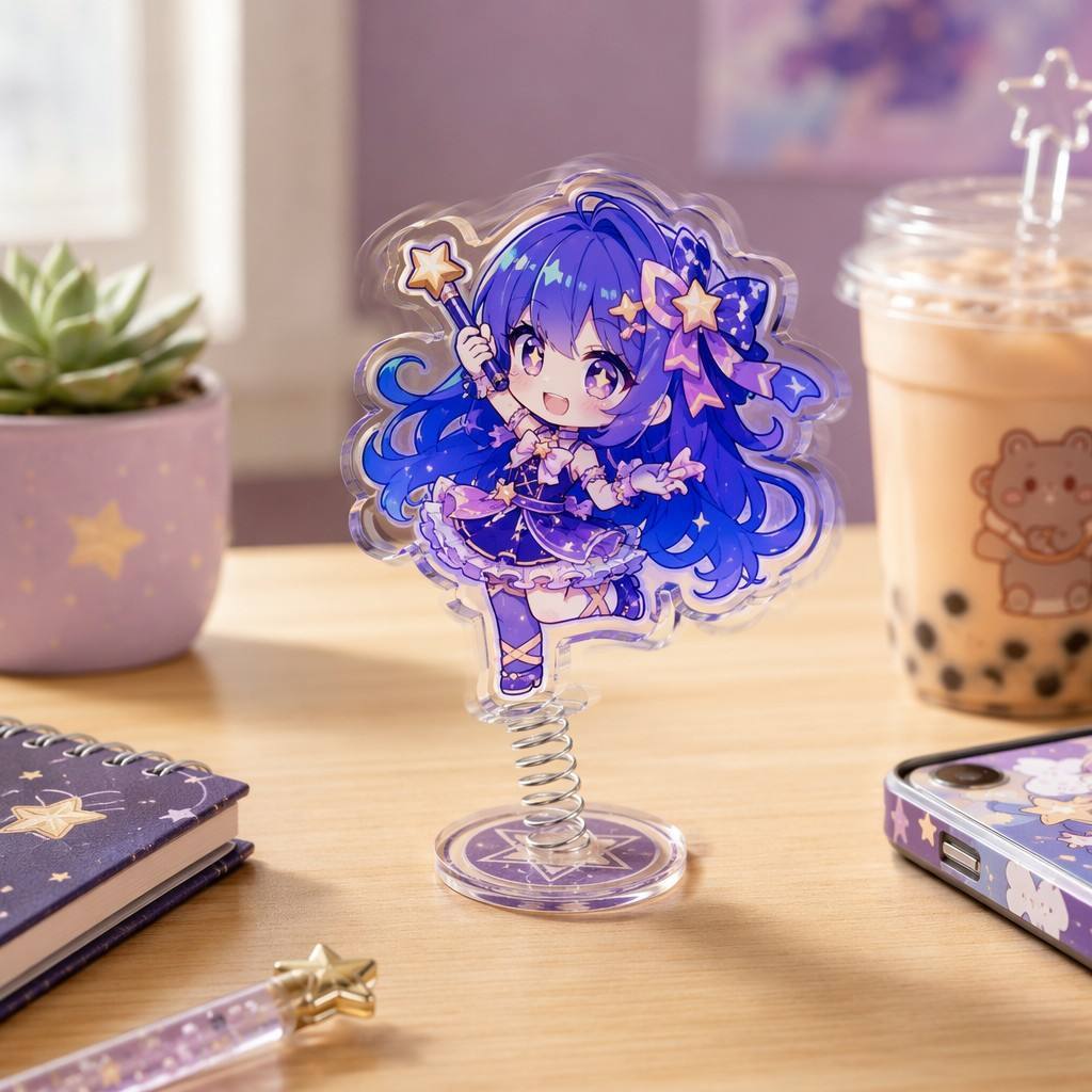 Custom Spring Shaker Acrylic Standee