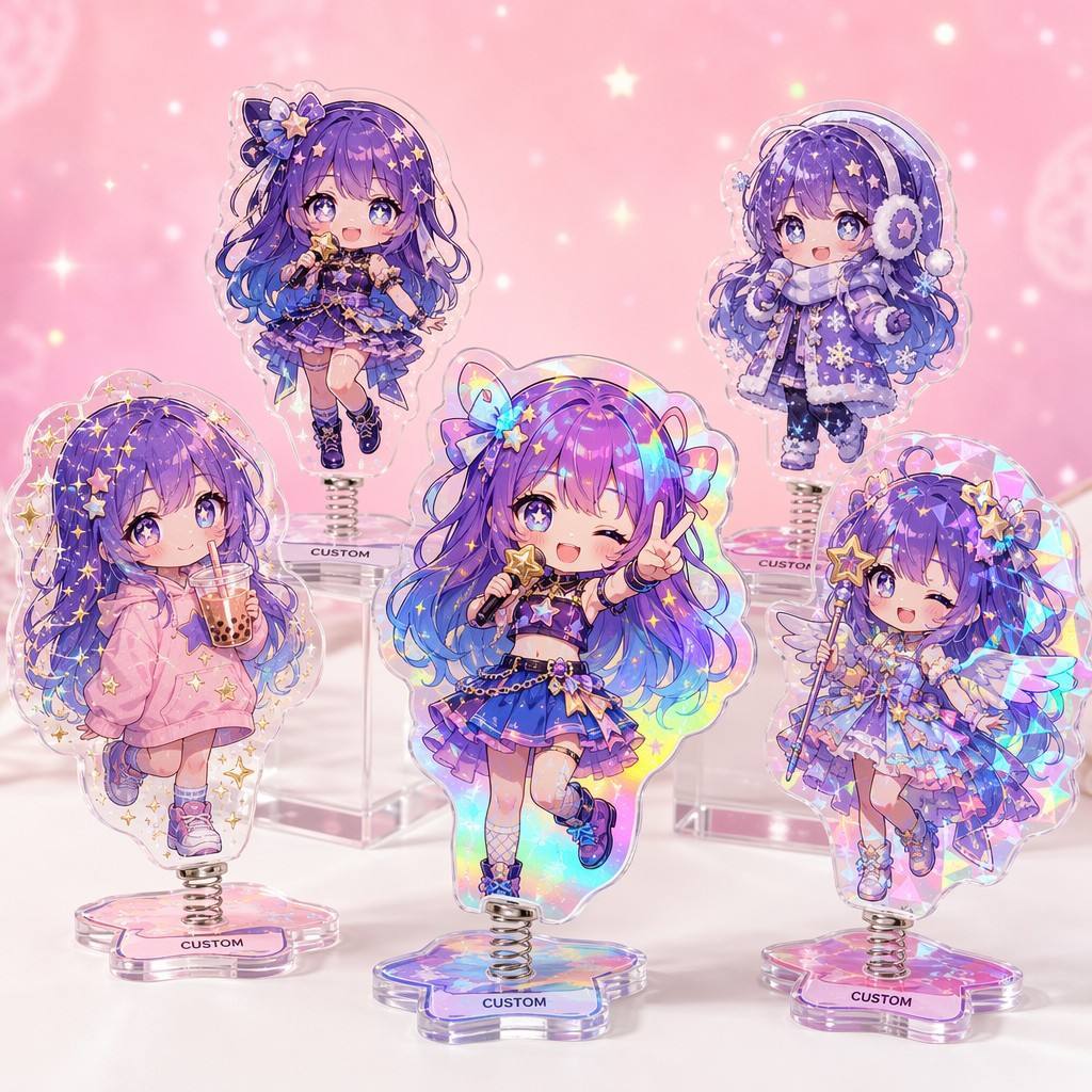Custom Spring Shaker Acrylic Standee