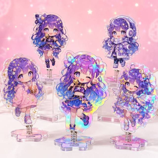 Custom Spring Shaker Acrylic Standee