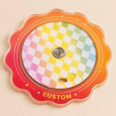 Custom Rotating Acrylic Standee