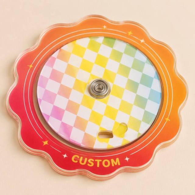 Custom Rotating Acrylic Standee