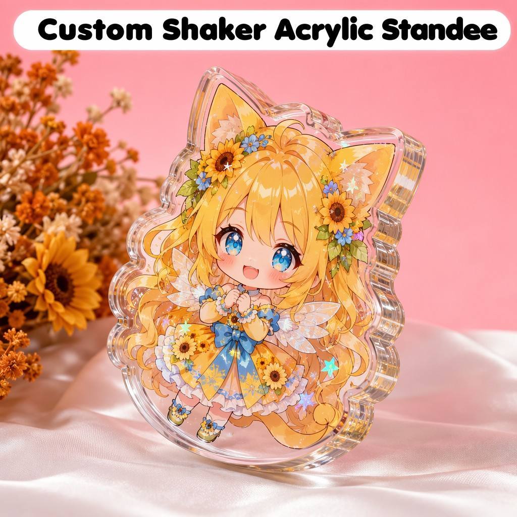 Custom Shaker Acrylic Standee