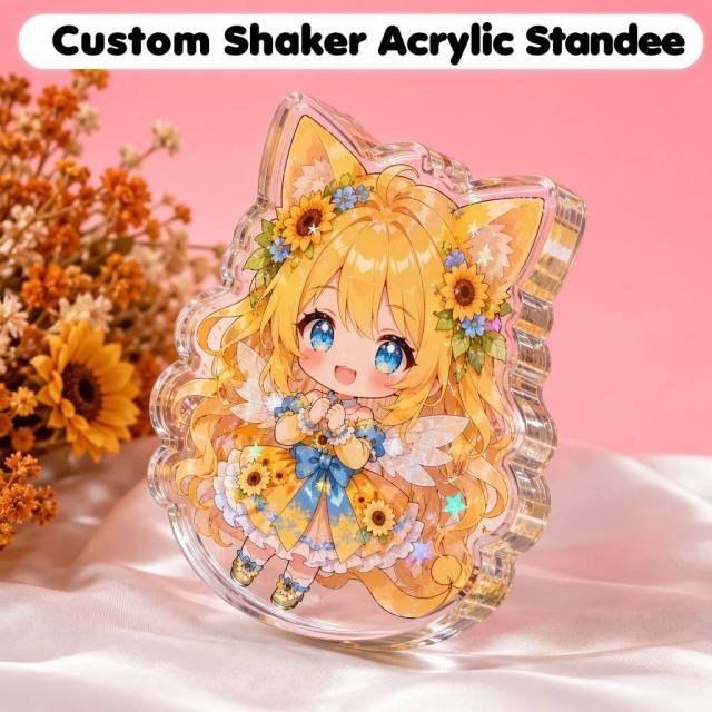 Custom Shaker Acrylic Standee