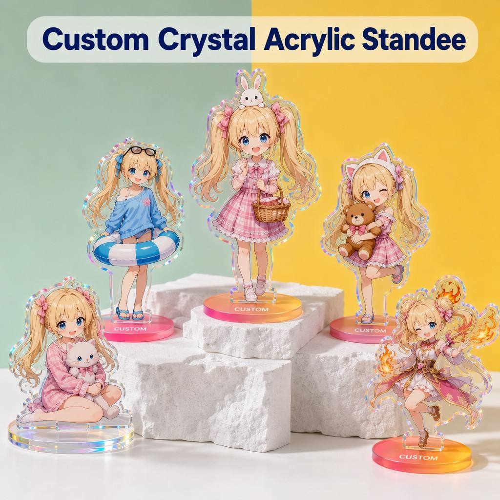 Custom Crystal Acrylic Standee
